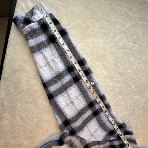 DEX PLUS Size 2X Soft Plaid Button Down Shirt Purple Flannel Cabincore Grunge - Picture 7 of 10